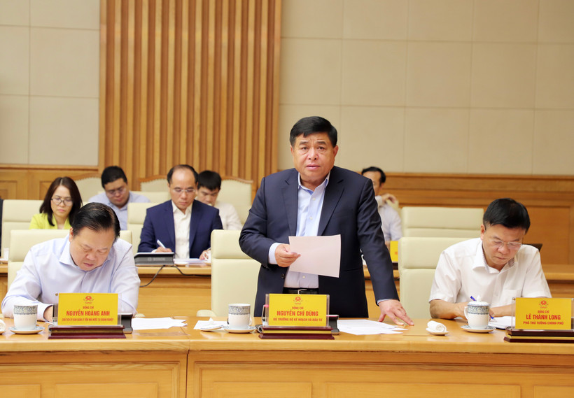 Bộ Trưởng Bộ Kế hoạch và Đầu tư Nguyễn Chí Dũng chỉ ra đã đến lúc, các doanh nghiệp lớn phải khẳng định vị trí dẫn dắt trong hội nhập quốc tế, đầu tư ra nước ngoài hiệu quả cũng như khai thác hiệu quả các nguồn lực của đất nước. (Ảnh: MPI/Vietnam+)