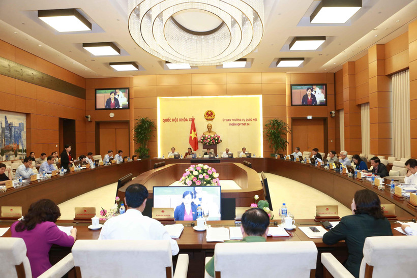 Quang cảnh Phiên họp. (Ảnh: Doãn Tấn/TTXVN)