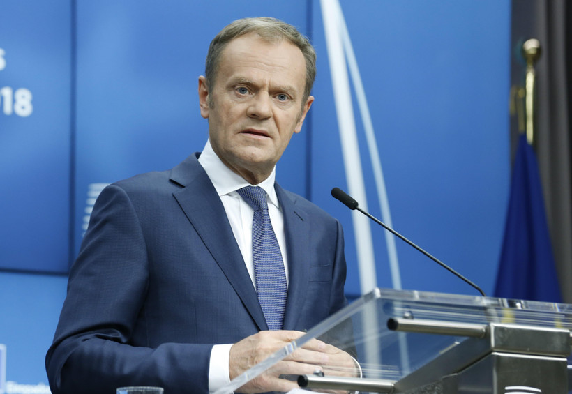 Chủ tịch Hội đồng châu Âu Donald Tusk. (Nguồn: AFP/TTXVN) 