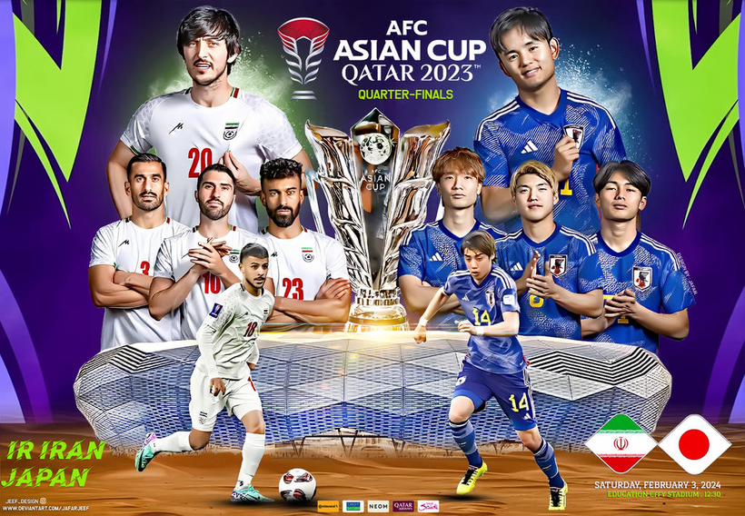 Iran hay Nhật Bản sẽ giành vé vào bán kết Asian Cup 2023?