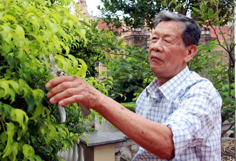 Anh hùng Lực lượng vũ trang nhân dân Nguyễn Quang Hạnh. (Ảnh: Nguyễn Lành/TTXVN)