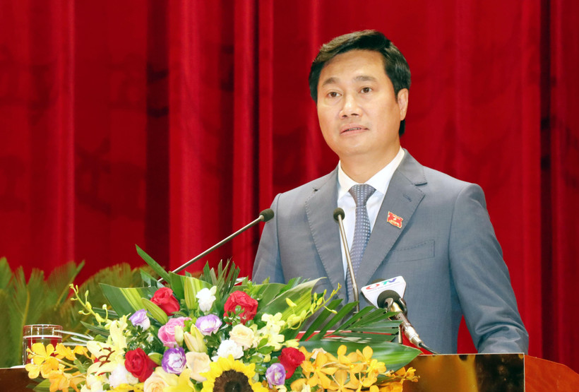 Ông Nguyễn Tường Văn, Chủ tịch Ủy ban Nhân dân tỉnh Quảng Ninh nhiệm kỳ 2021-2026. (Ảnh: Văn Đức/TTXVN)