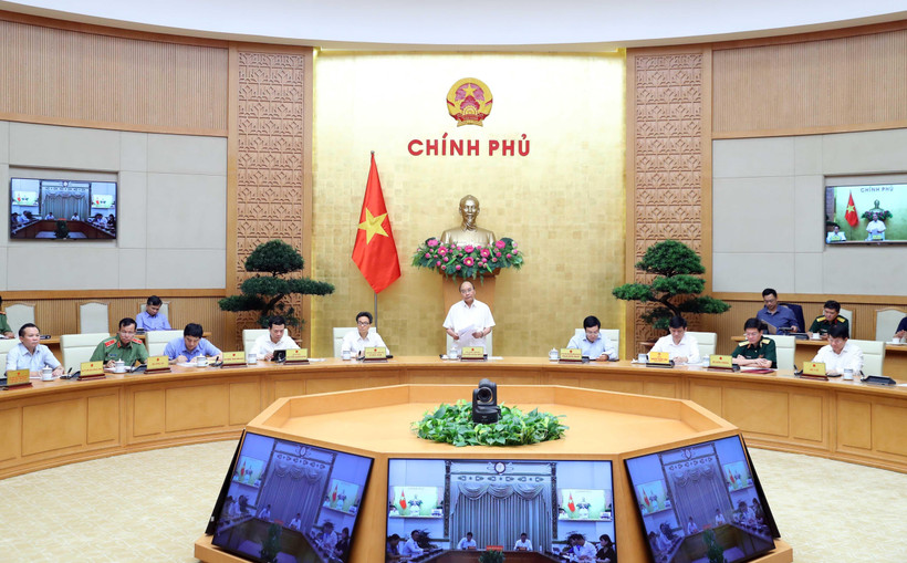 Thủ tướng Nguyễn Xuân Phúc phát biểu. (Ảnh: Thống Nhấtt/TTXVN)