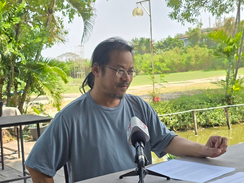 Học giả Thái Lan Songrit Pongern đánh giá về các yếu tố làm nên chiến thắng Điện Biên Phủ. (Ảnh: Huy Tiến/TTXVN)