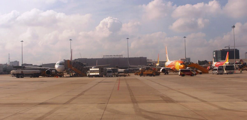 Nhà ga tại sân bay Tân Sơn Nhất. (Ảnh: Việt Hùng/Vietnam)