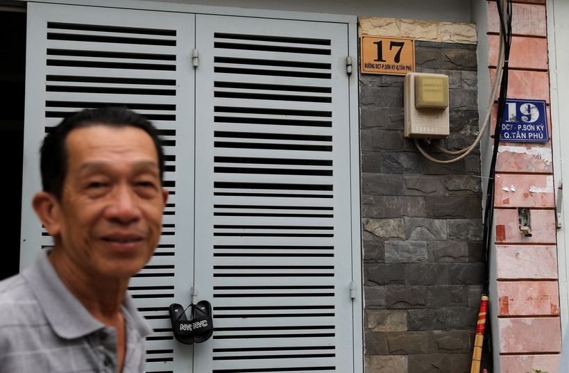 Công tơ điện của khách hàng tại khu vực do Công ty Điện lực Tân Phú (Tổng Công ty Điện lực TP Hồ Chí Minh) quản lý. (Ảnh: Ngọc Hà/TTXVN)