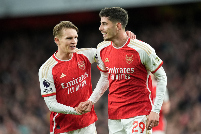 Arsenal trở lại ngôi đầu Premier League. (Nguồn: Getty Images)