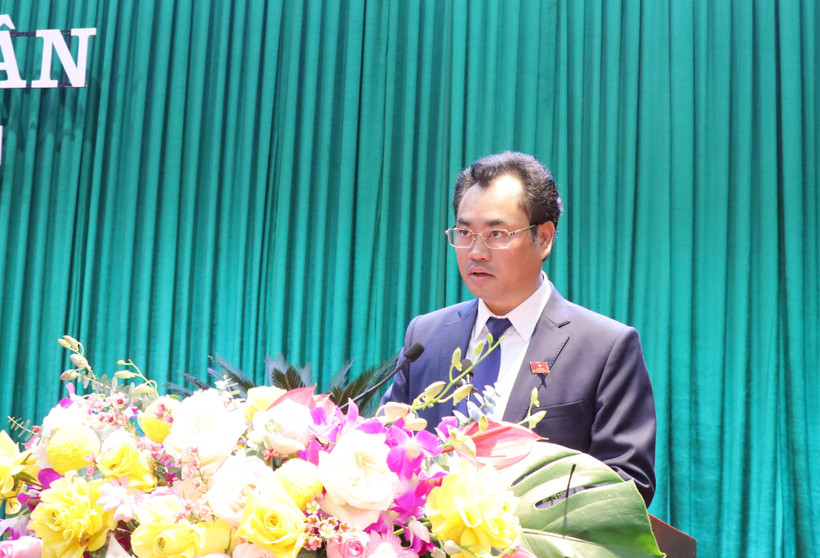 Ông Trịnh Việt Hùng, Chủ tịch UBND tỉnh Thái Nguyên nhiệm kỳ 2016 - 2021. (Ảnh: Hoàng Nguyên/TTXVN)
