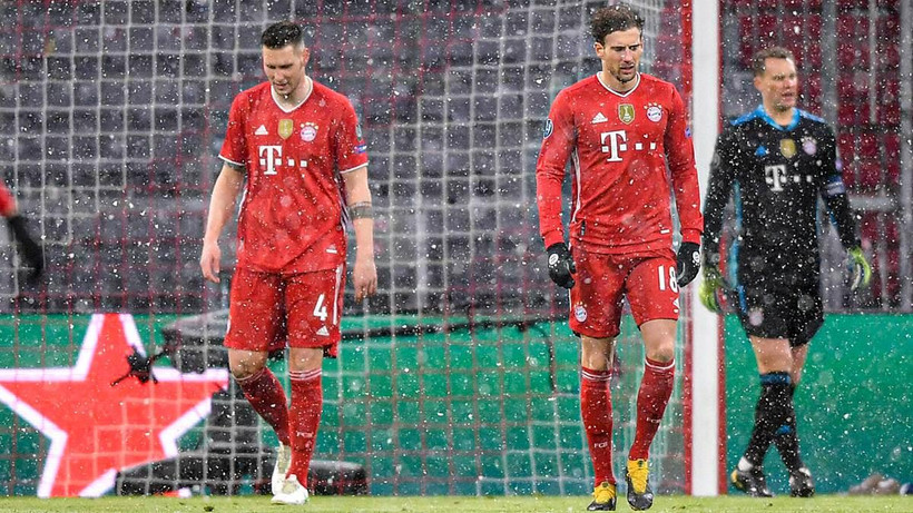 Goretzka và Niklas Suele chấn thương ở trận thua của Bayern trước PSG. (Nguồn: Imago)