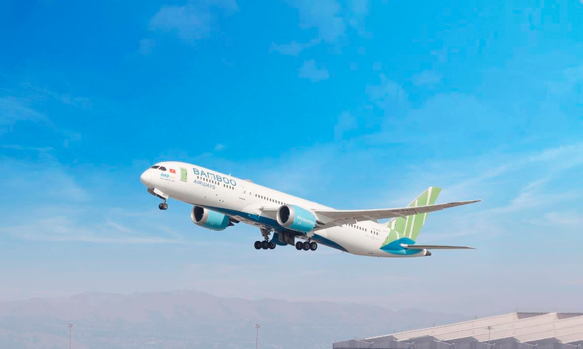 Đường bay thẳng Hà Nội-Melbourne được Bamboo Airways thực hiện bằng tàu bay Boeing 787-9 Dreamliner. (Ảnh: CTV/Vietnam+)