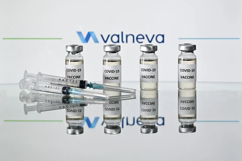 Vaccine ngừa COVID-19 của hãng Valneva. (Ảnh: AFP/TTXVN)