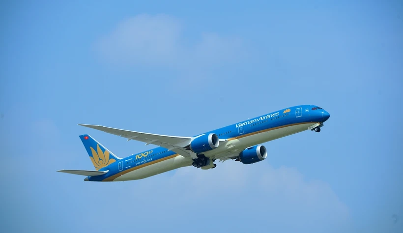 Sức khỏe khách nguy cấp, máy bay Vietnam Airlines đi Hà Nội hạ cánh Đà Nẵng. (Ảnh: PV/Vietnam+)