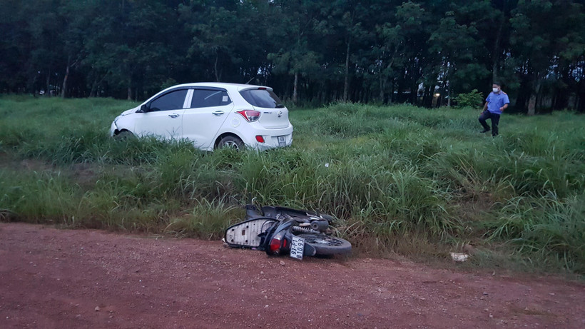 Hiện trường vụ tai nạn. (Ảnh: Đậu Tất Thành/TTXVN)