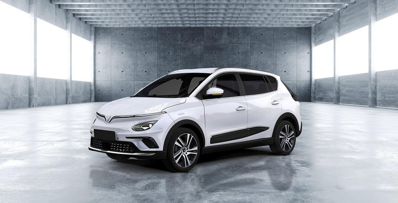 Một mẫu xe ôtô điện chạy pin của Vinfast. (Ảnh: Vinfast cung cấp)