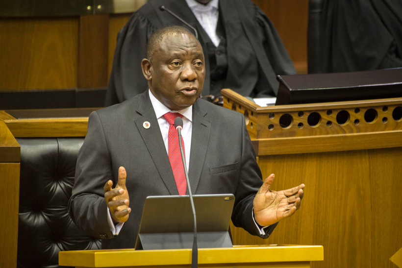 Tổng thống Nam Phi Cyril Ramaphosa. (Ảnh: AFP/TTXVN)