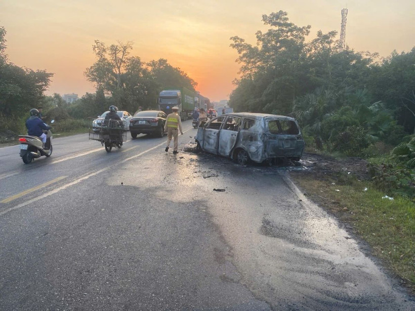 Hiện trường vụ việc. (Ảnh: TTXVN phát)