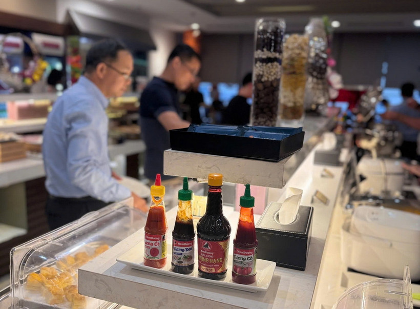 Các sản phẩm của Nam Dương được tín nhiệm vì luôn đặt yếu tố chất lượng. (Ảnh: Nghiêm Sĩ Dũng/Vietnam+)