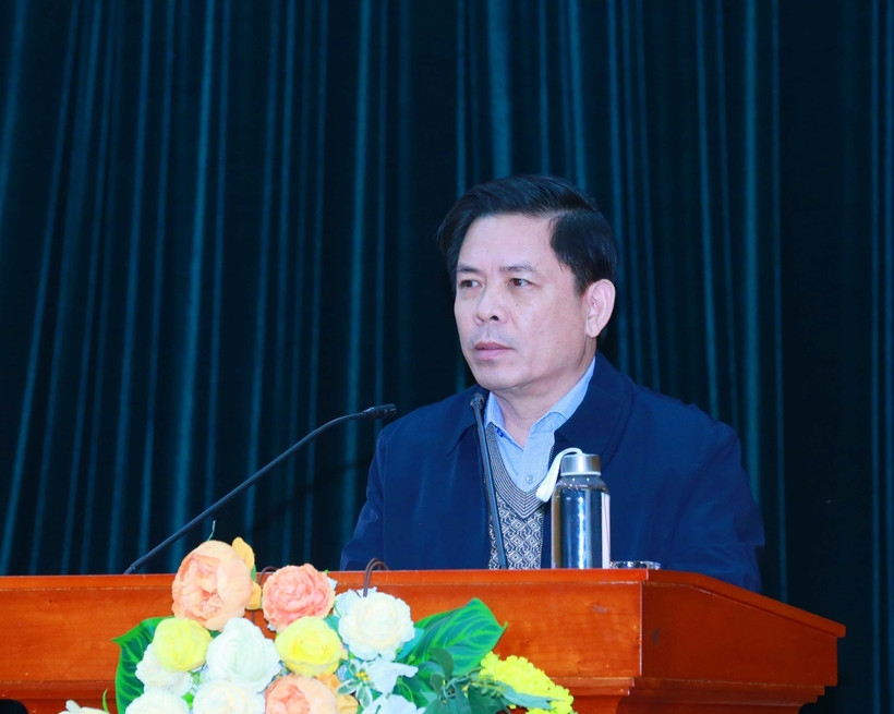 Ủy viên Trung ương Đảng, Bí thư Đảng ủy Khối các cơ quan Trung ương Nguyễn Văn Thể phát biểu chỉ đạo hội nghị. (Ảnh: Phương Hoa/TTXVN)