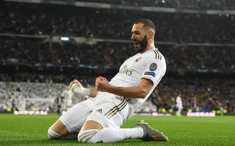 Benzema đưa Real Madrid vào vòng 1/8 Champions League. (Nguồn: Getty Images)