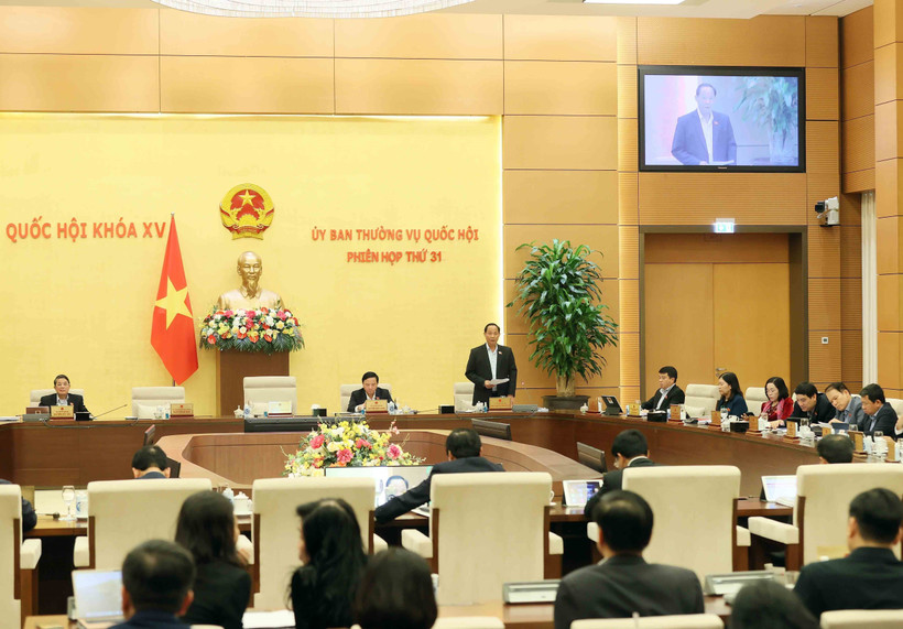 Quang cảnh phiên họp sáng 15/3. (Ảnh: An Đăng/TTXVN)