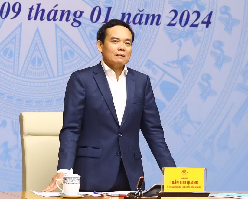 Phó Thủ tướng Trần Lưu Quang. (Ảnh: Lâm Khánh/TTXVN)