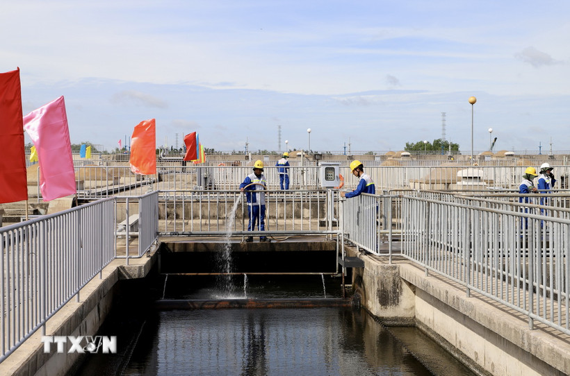 Nhà máy xử lý nước thải. Ảnh minh họa. (Nguồn: TTXVN)
