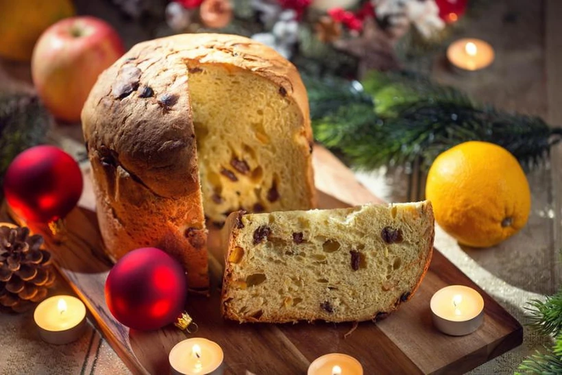 Chiếc bánh panettone. (Nguồn: italymagazine.com)