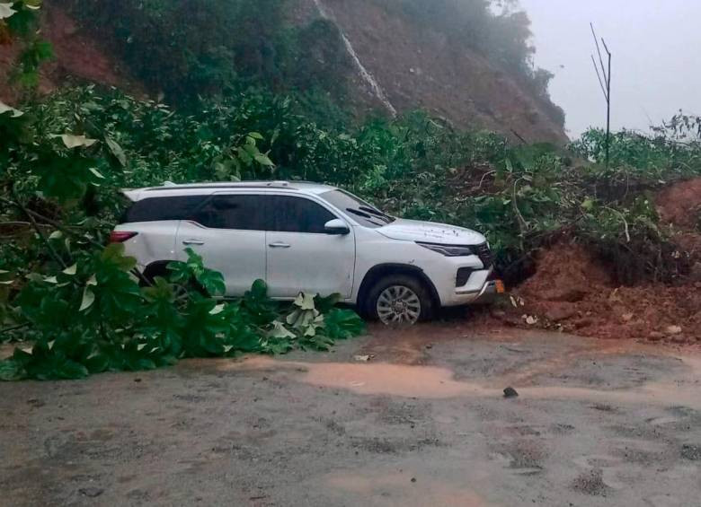 Khu vực xảy ra lở đất. (Nguồn: El Colombiano)