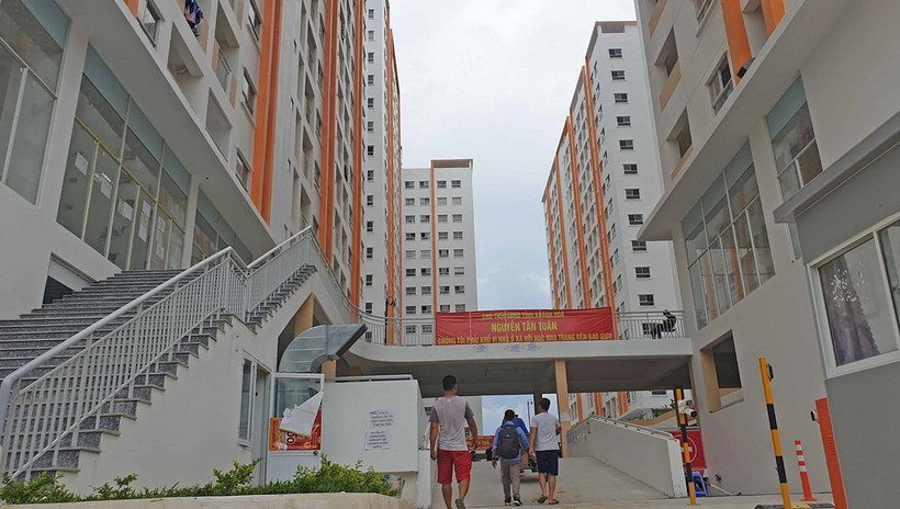 Khu nhà ở xã hội tại thành phố Nha Trang, tỉnh Khánh Hòa. (Ảnh: Nguyễn Dũng/TTXVN)