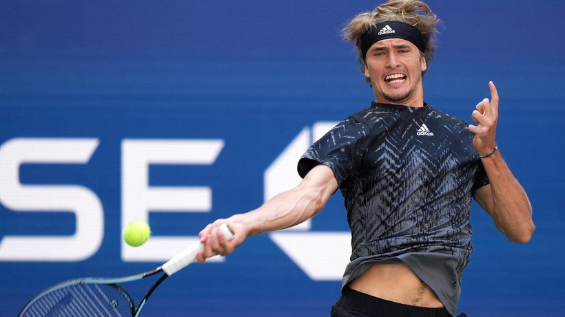 Alexander Zverev vào tứ kết US Open 2021. (Nguồn: usopen.org)