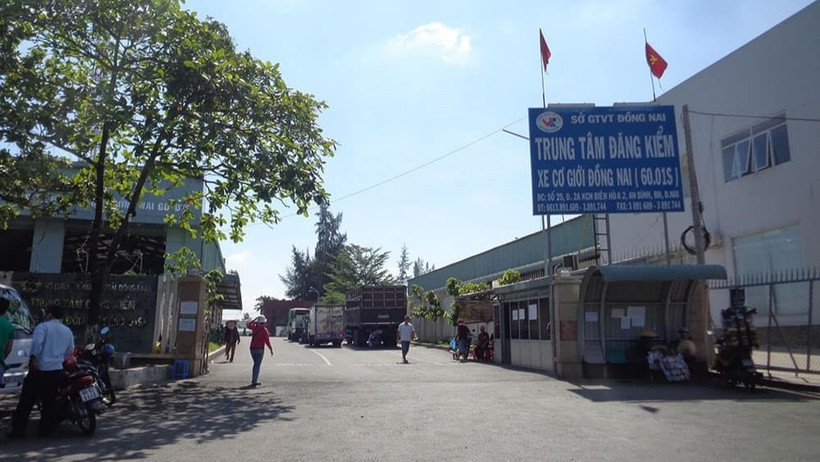 Trung tâm đăng kiểm 60-01S, Đồng Nai. (Nguồn: VOV)