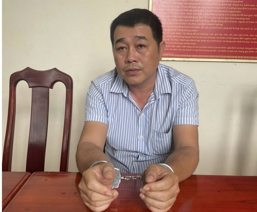 Đối tượng Phù Chí Hòa bị bắt về tội thiếu trách nhiệm gây hậu quả nghiêm trọng. (Ảnh: TTXVN phát)
