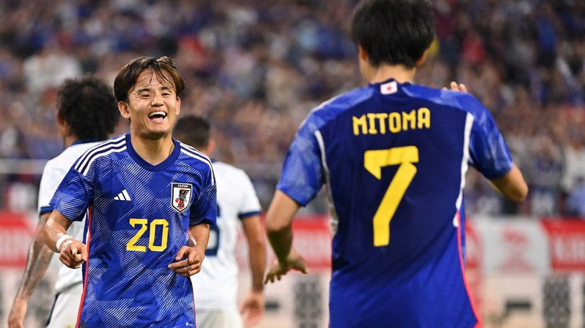 Kaoru Mitoma và Takefusa Kubo có nguy cơ lỡ Asian Cup 2023. (Nguồn: Getty Images)