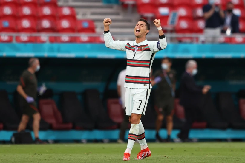 Ronaldo đang là chân sút vĩ đại nhất lịch sử EURO. (Ảnh: AFP/TTXVN)