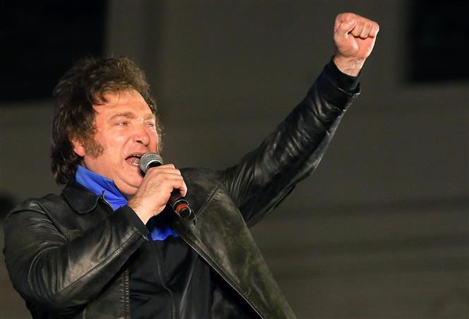 Tân Tổng thống Argentina Javier Milei. (Ảnh: AFP/TTXVN)