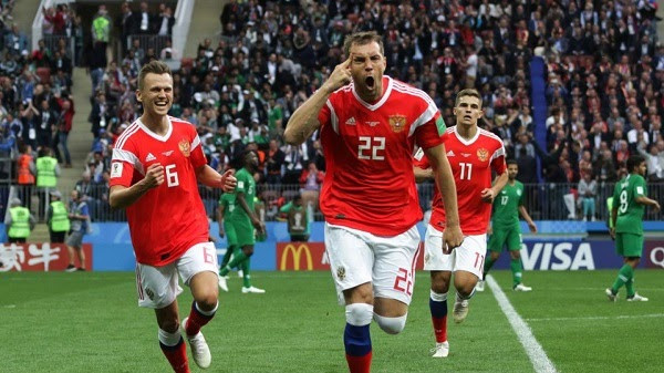 Các cầu thủ Nga. (Nguồn: sports-prediction.net)