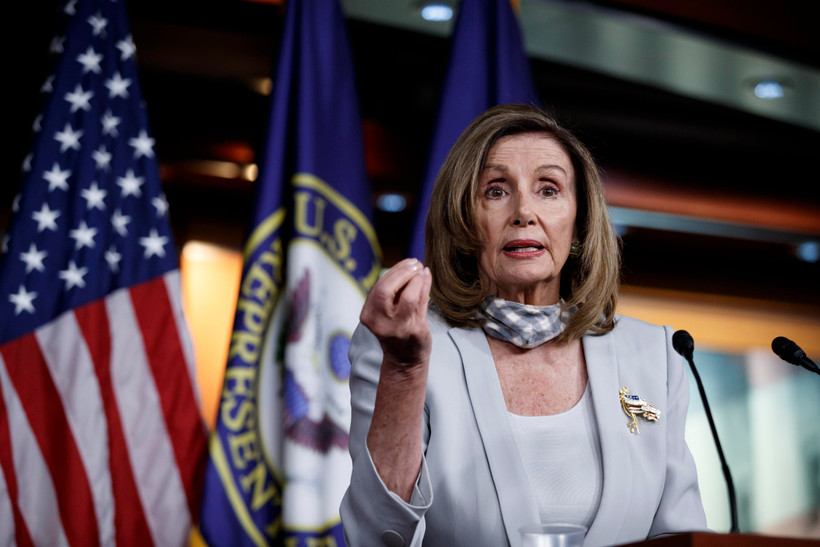 Chủ tịch Hạ viện Mỹ Nancy Pelosi. (Ảnh: THX/TTXVN)