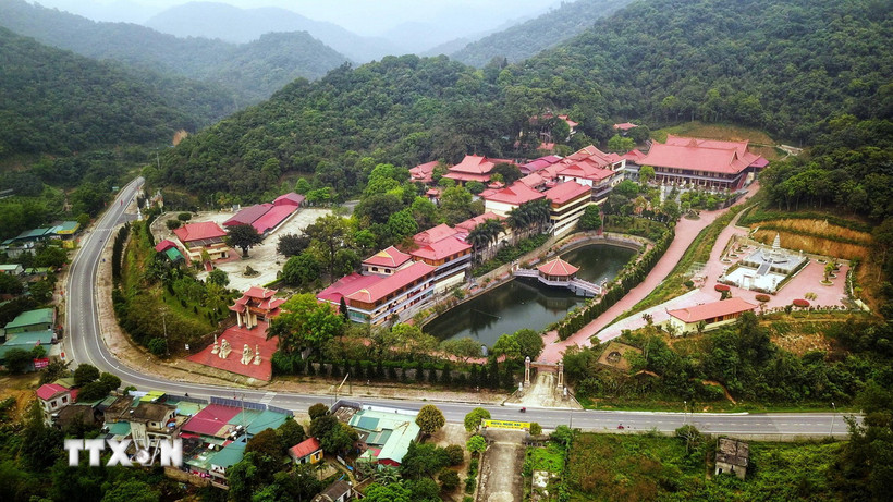 Quần thể Di tích và Danh thắng Yên Tử. (Nguồn: TTXVN)