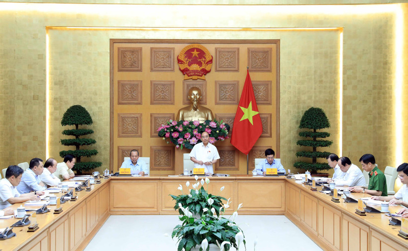 Thủ tướng Nguyễn Xuân Phúc phát biểu. (Ảnh: Thống Nhất/ TTXVN)