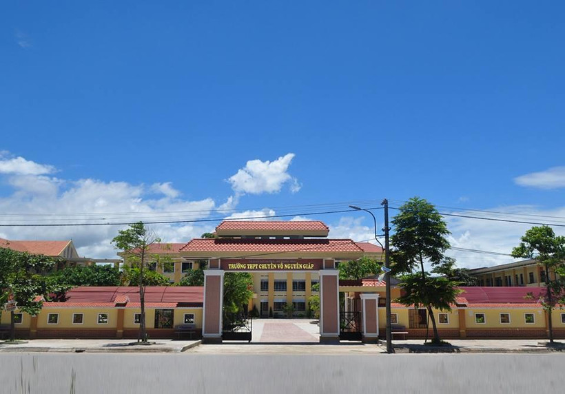 Trường Trung học Phổ thông Chuyên Võ Nguyên Giáp. (Nguồn: Fbchuyenvonguyengiap)
