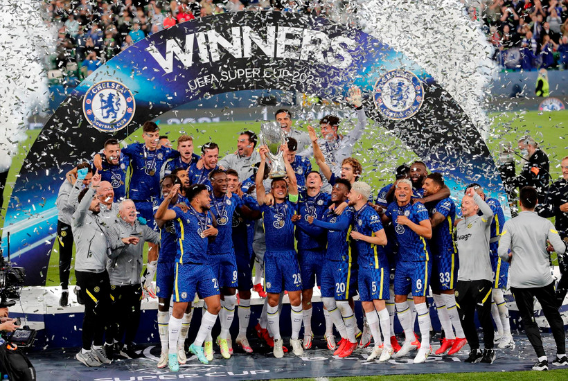 Chelsea giành Siêu cúp châu Âu 2021. (Nguồn: Getty Images)