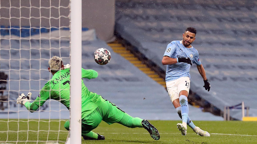 Riyad Mahrez sắm vai người hùng của Man City. (Nguồn: Getty Images)