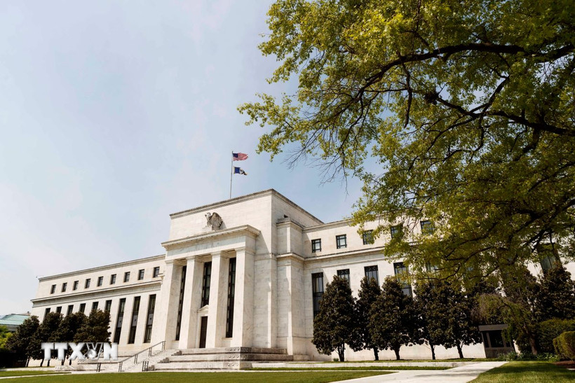 Trụ sở Cục Dự trữ Liên bang Mỹ (Fed) ở Washington, DC. (Ảnh: AFP/TTXVN)