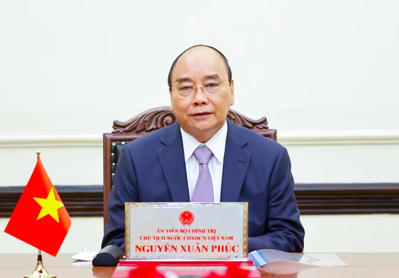 Chủ tịch nước Nguyễn Xuân Phúc. (Ảnh: Thống Nhất/TTXVN)