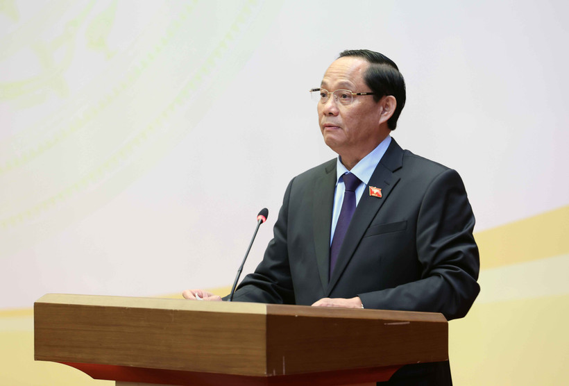 Phó Chủ tịch Quốc hội Trần Quang Phương phát biểu khai mạc. (Ảnh: An Đăng/TTXVN)