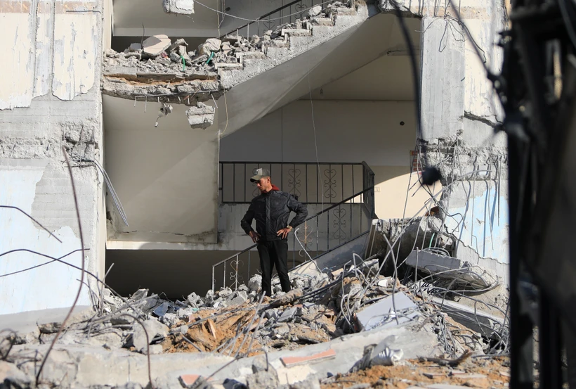 Xung đột giữa Israel và Hamas đã "thổi bay" hơn 500.000 việc làm tại Gaza. (Ảnh: THX/TTXVN)