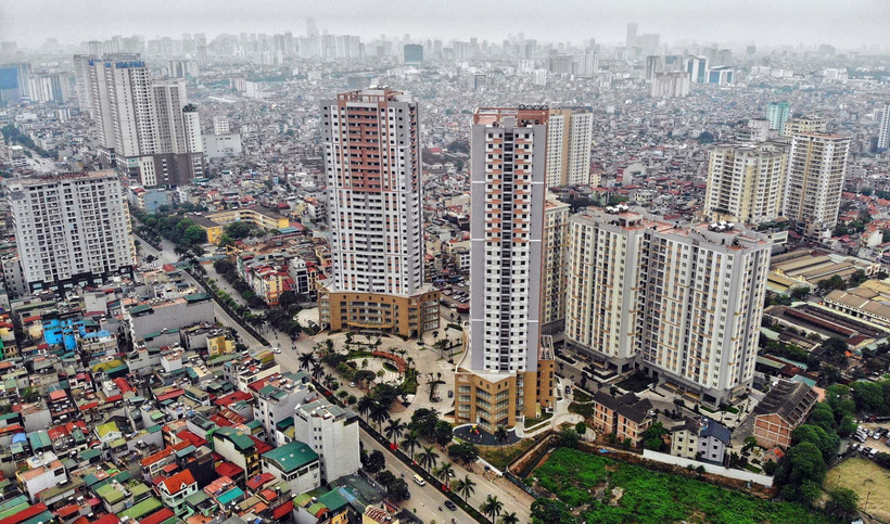 Một góc thành phố Hà Nội. (Ảnh: Danh Lam/TTXVN)