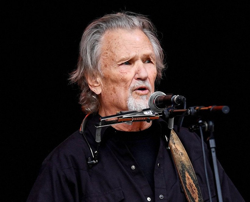 Huyền thoại âm nhạc, diễn viên điện ảnh Mỹ Kris Kristofferson. (Ảnh: The New York Times)