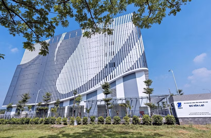 Trung tâm dữ liệu (IDC) tại Khu Công nghệ cao Hòa Lạc. (Ảnh: Minh Quyết/TTXVN)