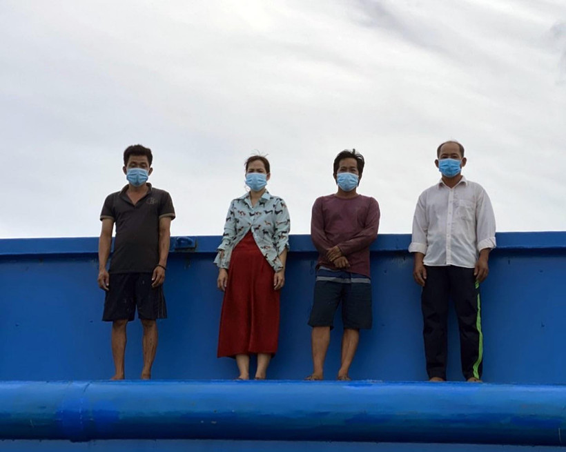 Các đối tượng nhập cảnh trái phép. (Ảnh: TTXVN phát)